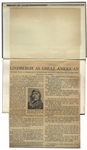 Charles Lindbergh Signed Copy of ''The Spirit of St. Louis'' -- Inscribed to the Controversial Historian Harry Elmer Barnes